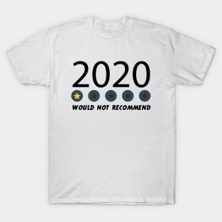 Would Not Recommend 2020,One Star ,Very Bad T-Shirt